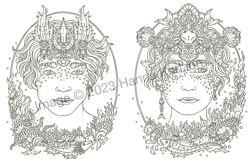 Tales from Atlantis: Coloring Book (Hanna Karlzon)