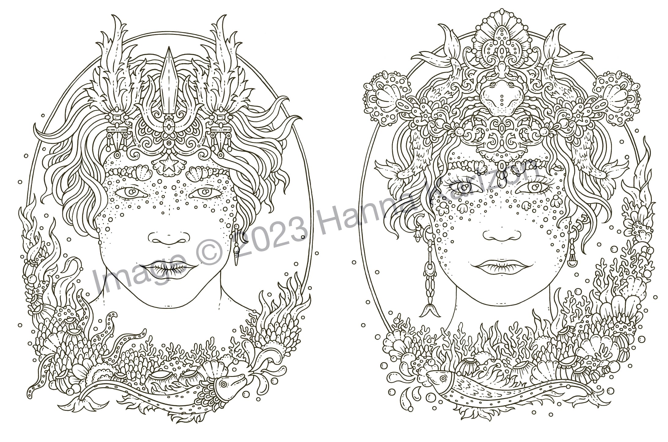 Tales from Atlantis: Coloring Book (Hanna Karlzon)