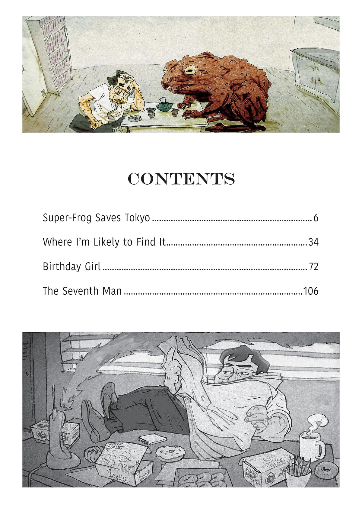 Haruki Murakami Manga Stories 1: Super-Frog Saves Tokyo, Where I'm Likely to Find It, Birthday Girl, The Seventh Man