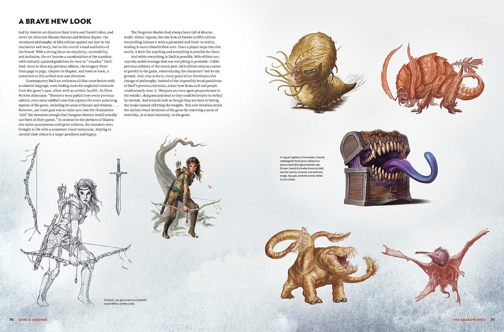 Dungeons & Dragons Lore & Legends: A Visual Celebration of the Fifth Edition of the World's Greatest Roleplaying Game