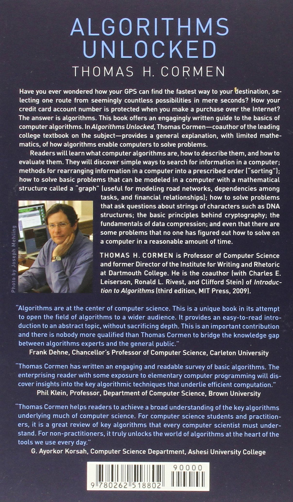 Algorithms Unlocked (Mit Press)
