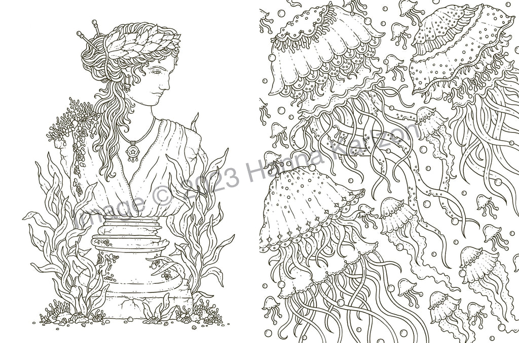 Tales from Atlantis: Coloring Book (Hanna Karlzon)