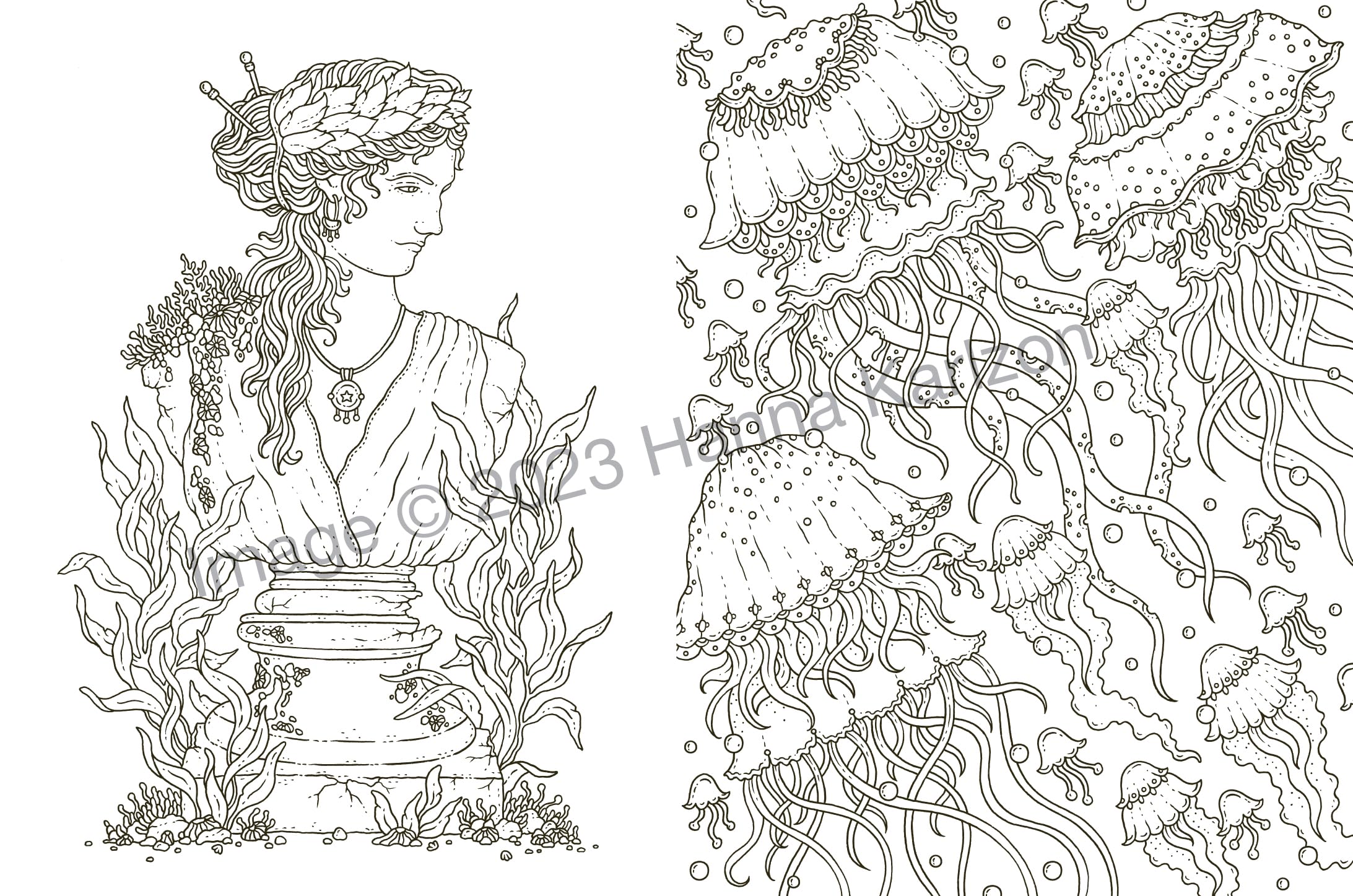 Tales from Atlantis: Coloring Book (Hanna Karlzon)