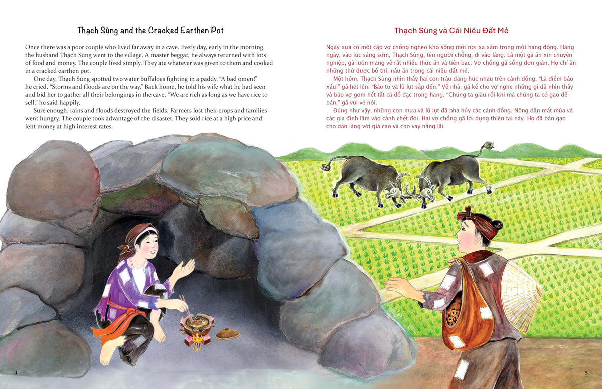 Vietnamese Folktales for Children: Stories of Adventure and Wonder in Vietnamese and English (Free Online Audio Recordings and Bilingual Text)
