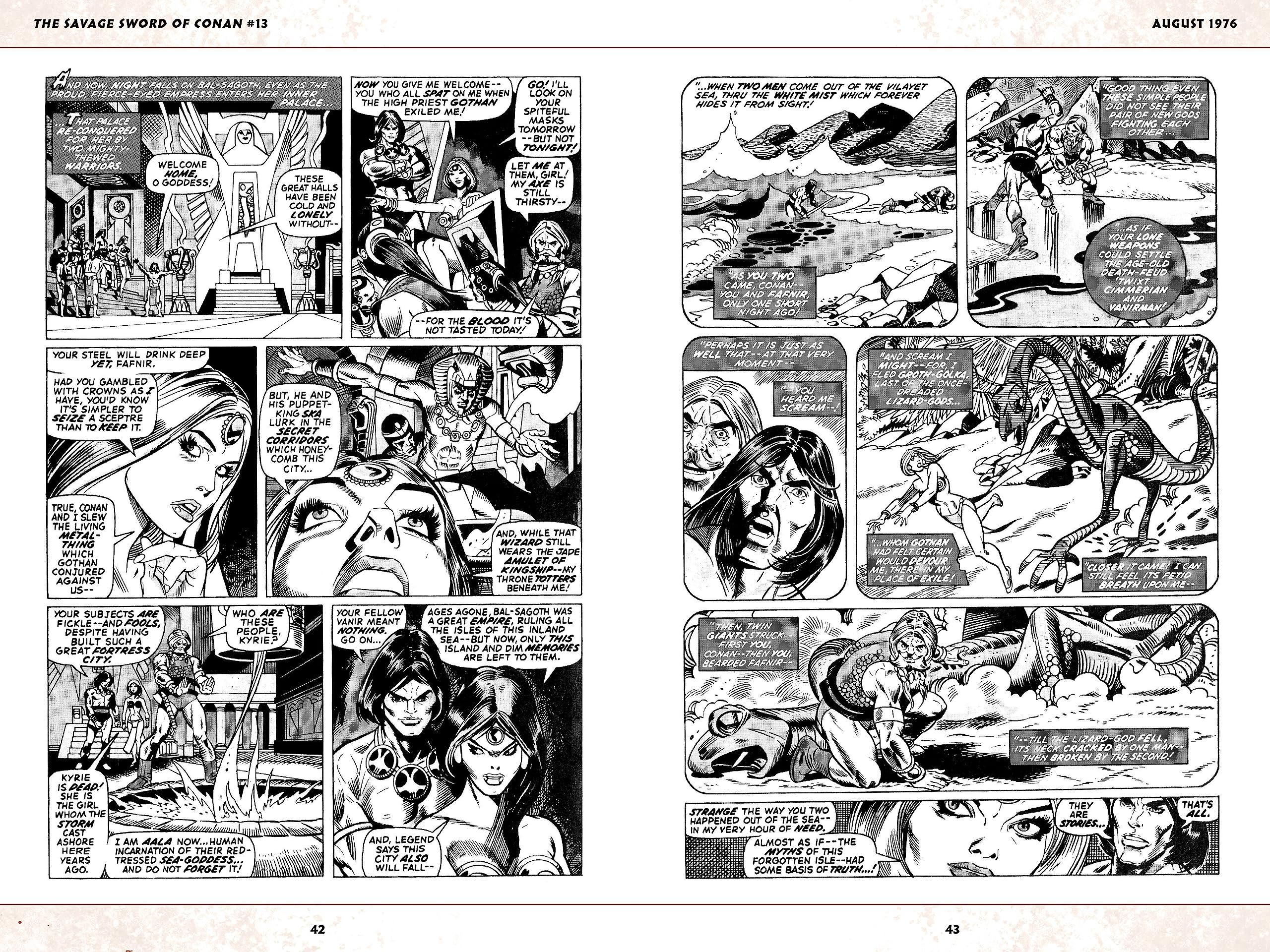 The Savage Sword Of Conan: The Original Comics Omnibus Vol.9 (SAVAGE SWORD OF CONAN OMNIBUS)