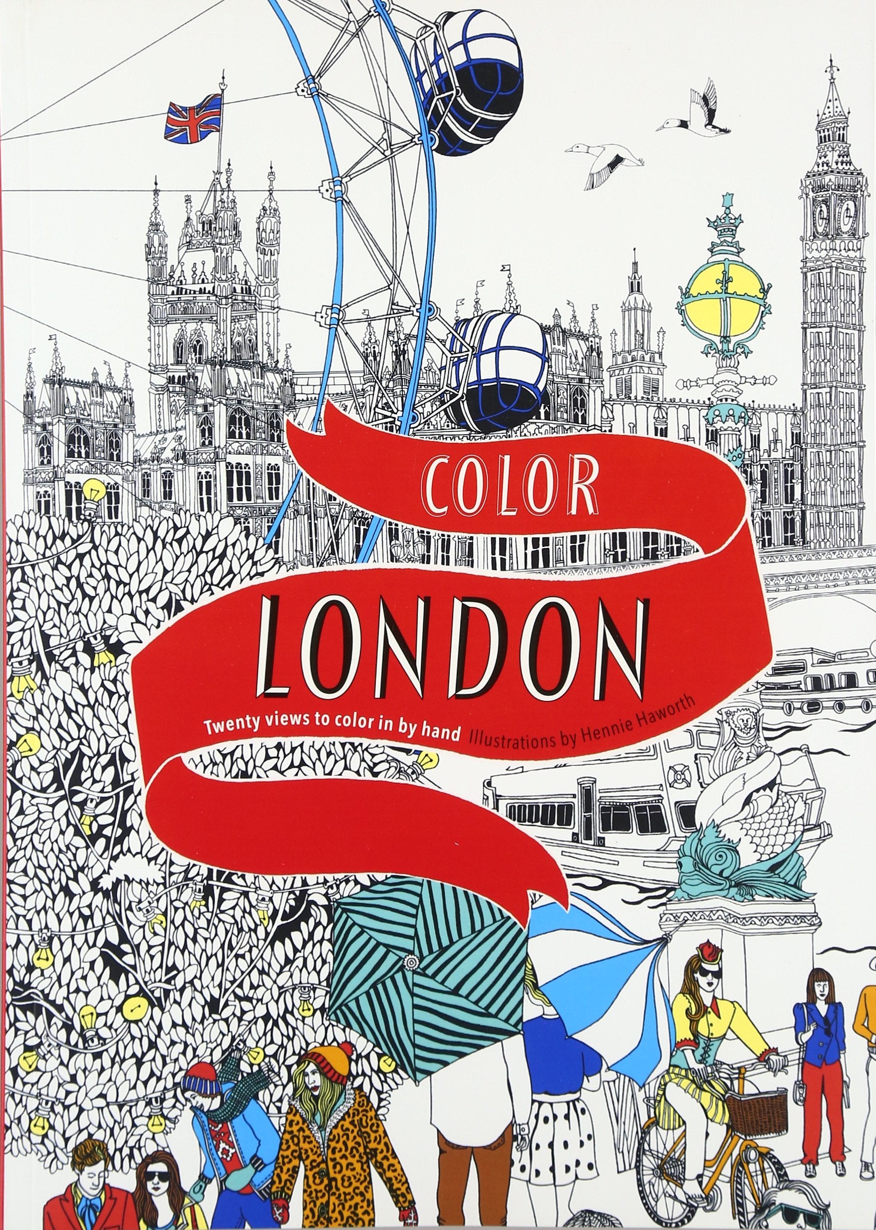 Color London: Twenty Views to Color in by Hand