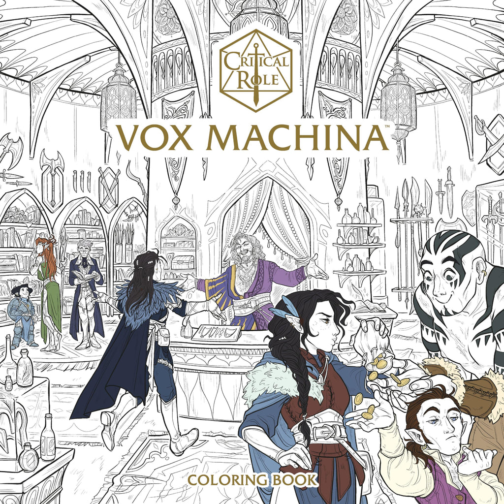 Critical Role: Vox Machina Coloring Book