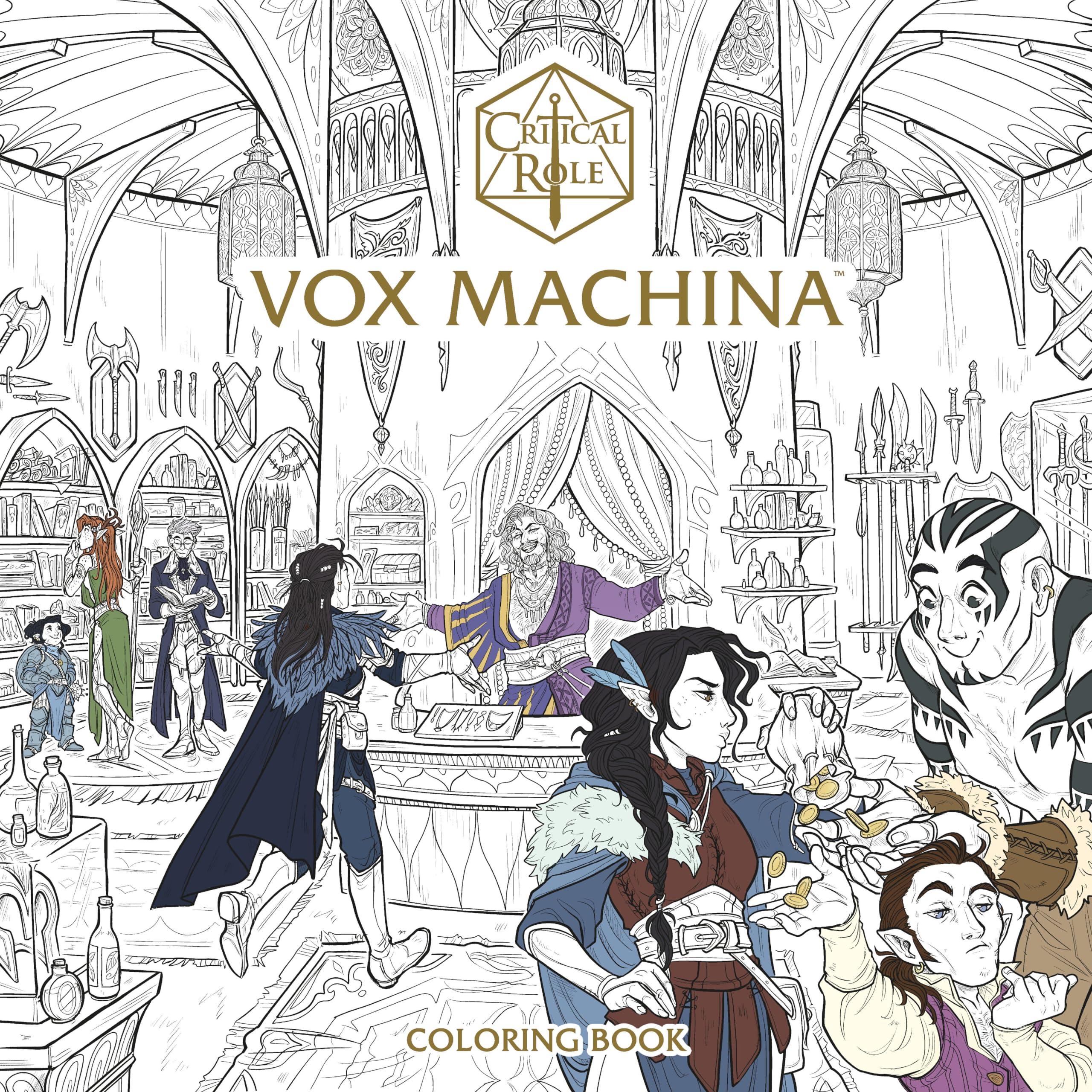 Critical Role: Vox Machina Coloring Book