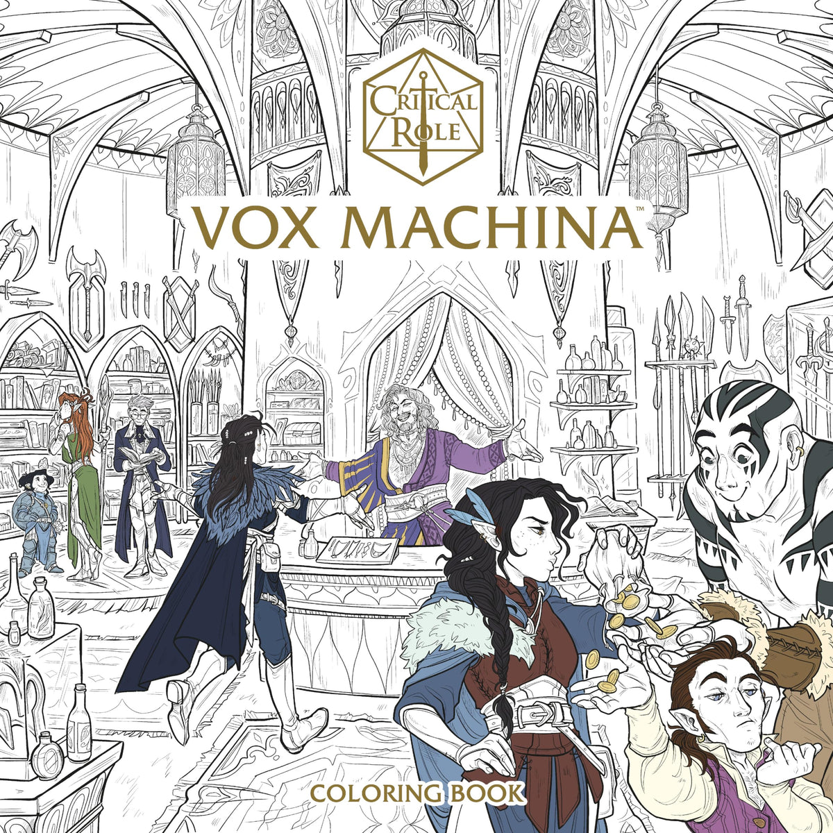 Critical Role: Vox Machina Coloring Book